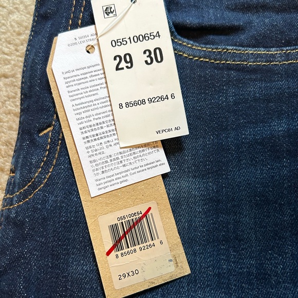 Levi's Dark Blue 510 Skinny Jeans for Men - Picture 5 of 5